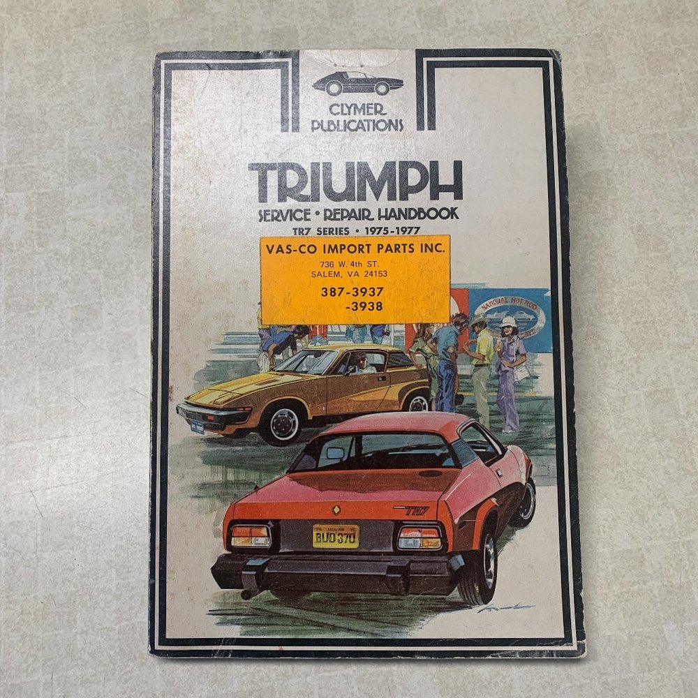 Triumph 1975-1977 TR-7 Service Repair Handbook